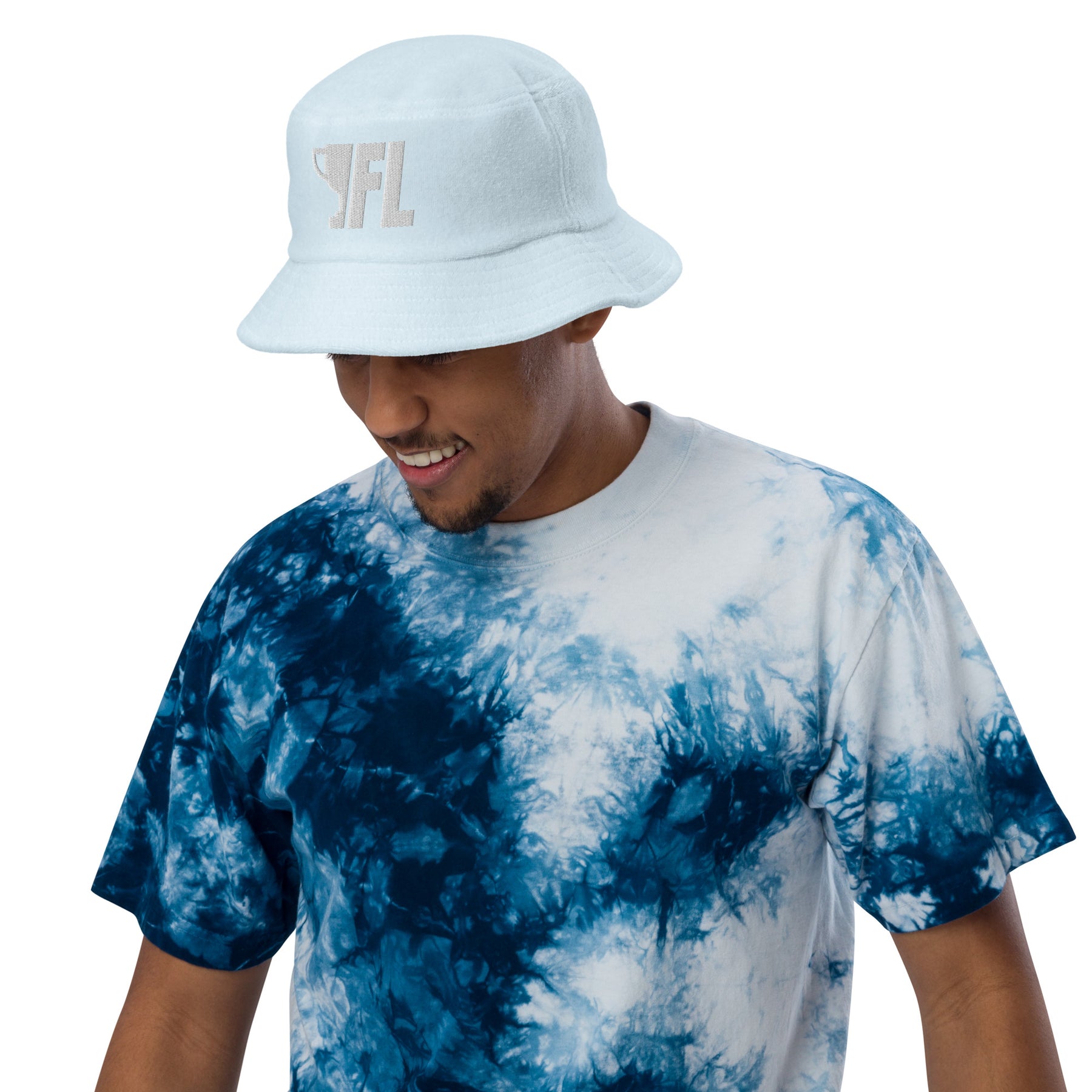 FL2024 Embroidered Terry Cloth Bucket Hat