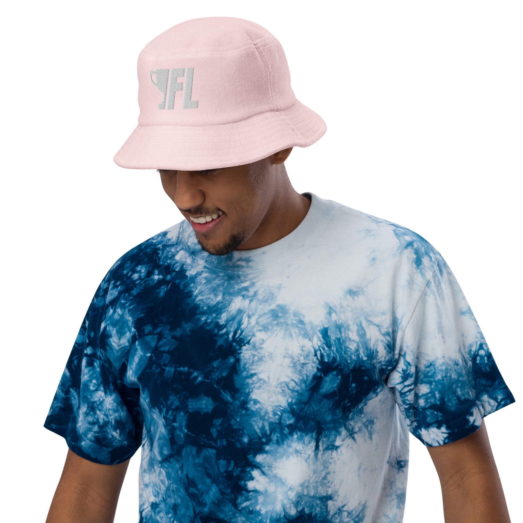 FL2024 Embroidered Terry Cloth Bucket Hat