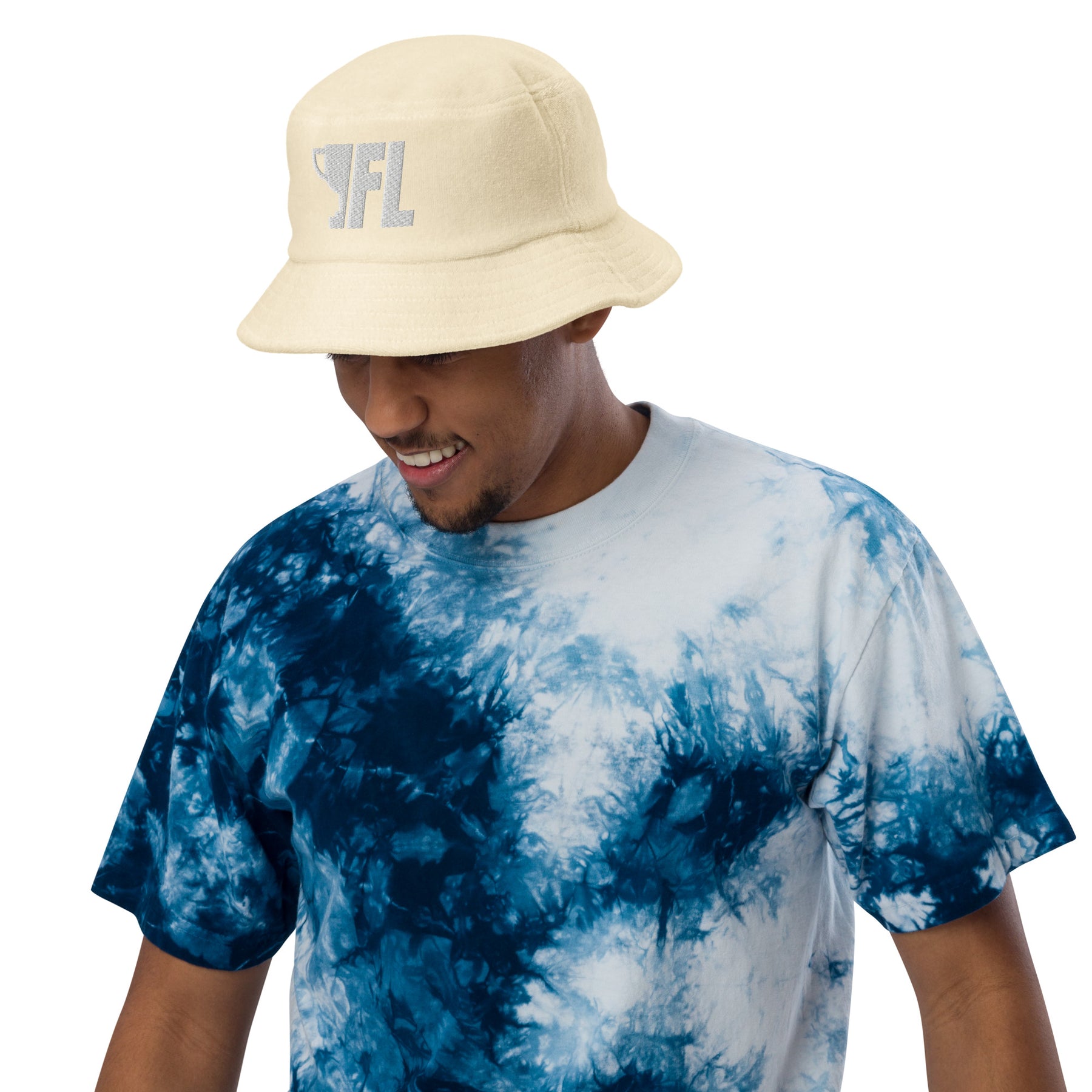 FL2024 Embroidered Terry Cloth Bucket Hat