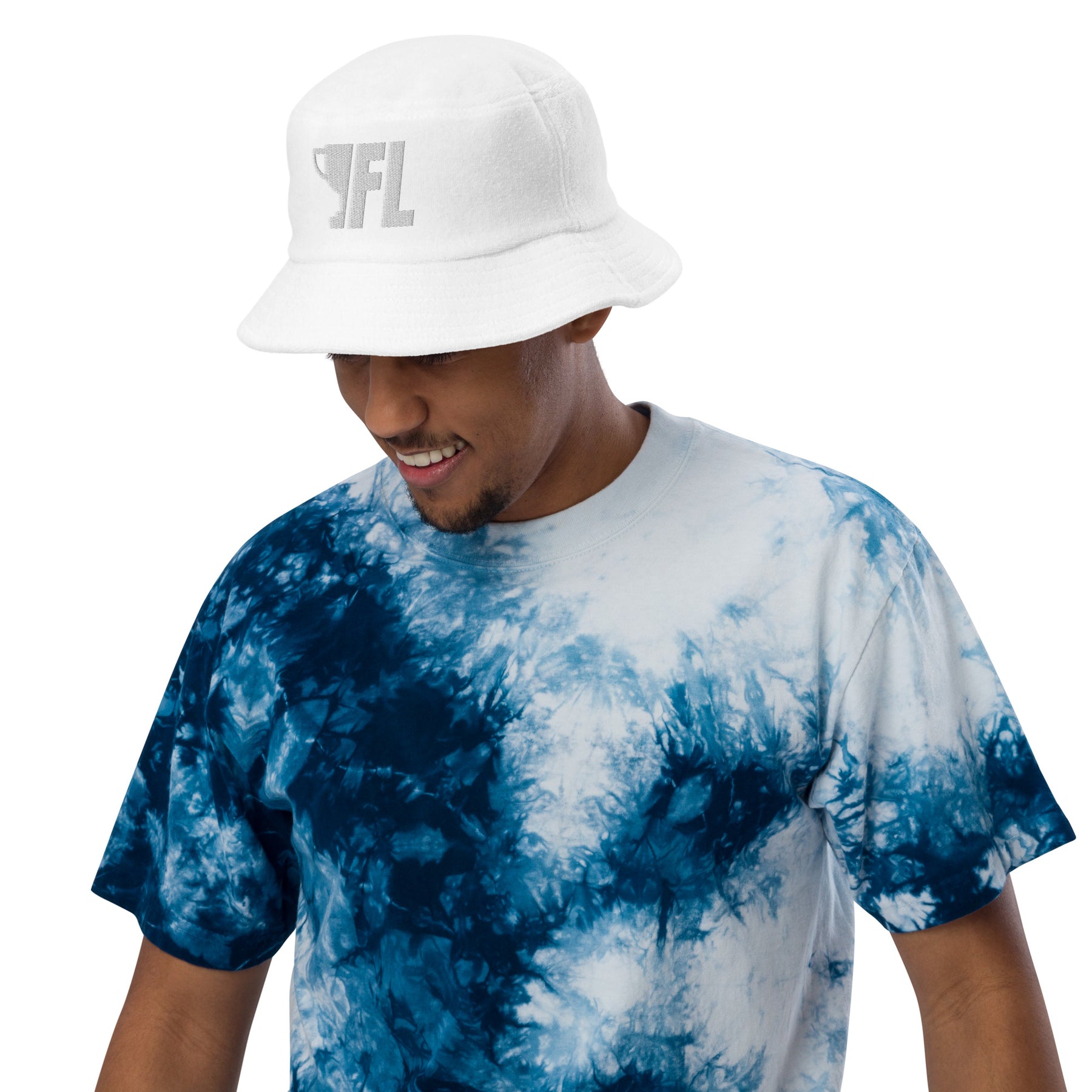 FL2024 Embroidered Terry Cloth Bucket Hat