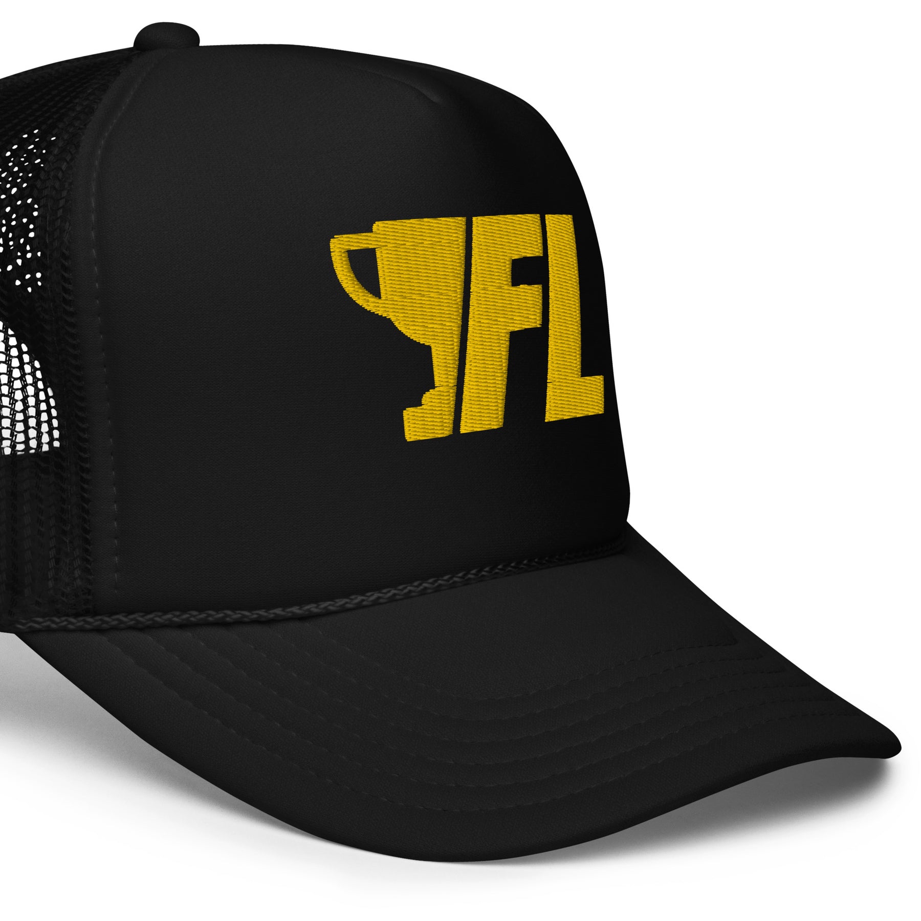 FL2024 Gold Embroidered Foam Trucker Hat