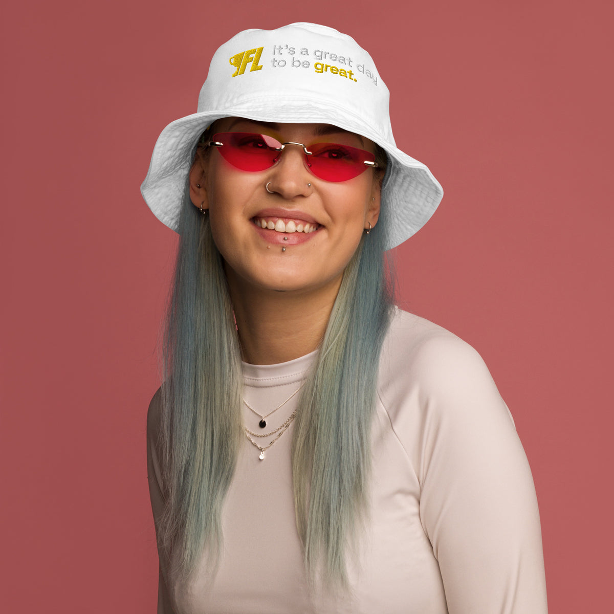 FL2024 "It's A Great Day To Be Great" Embroidered Bucket Hat