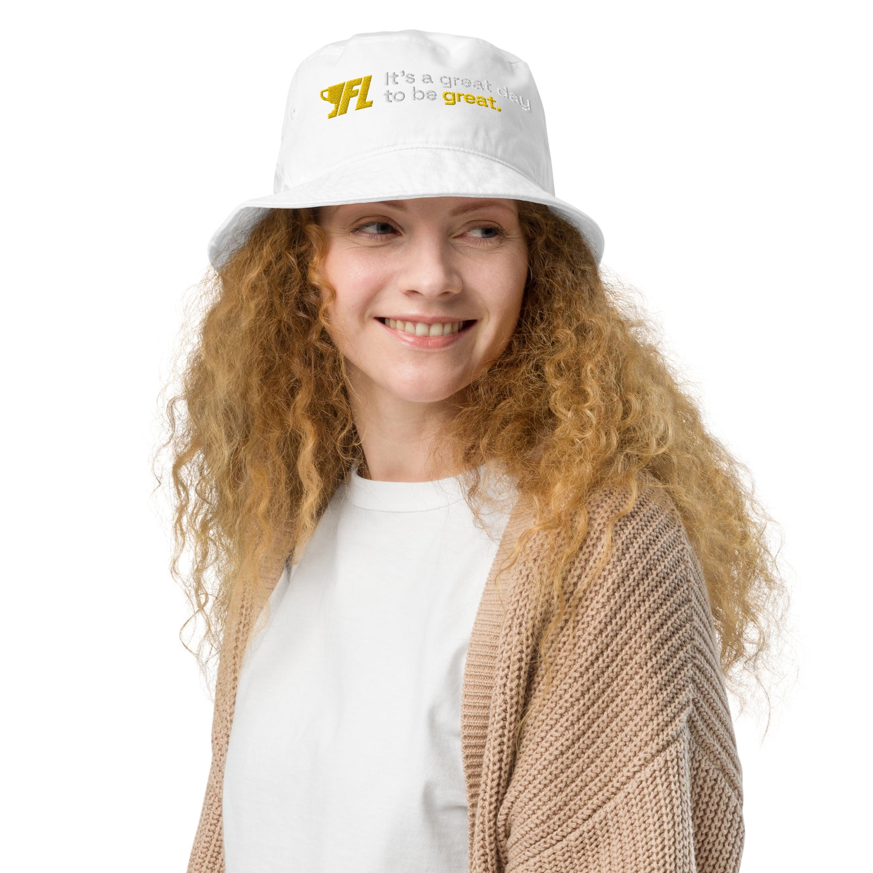 FL2024 "It's A Great Day To Be Great" Embroidered Bucket Hat