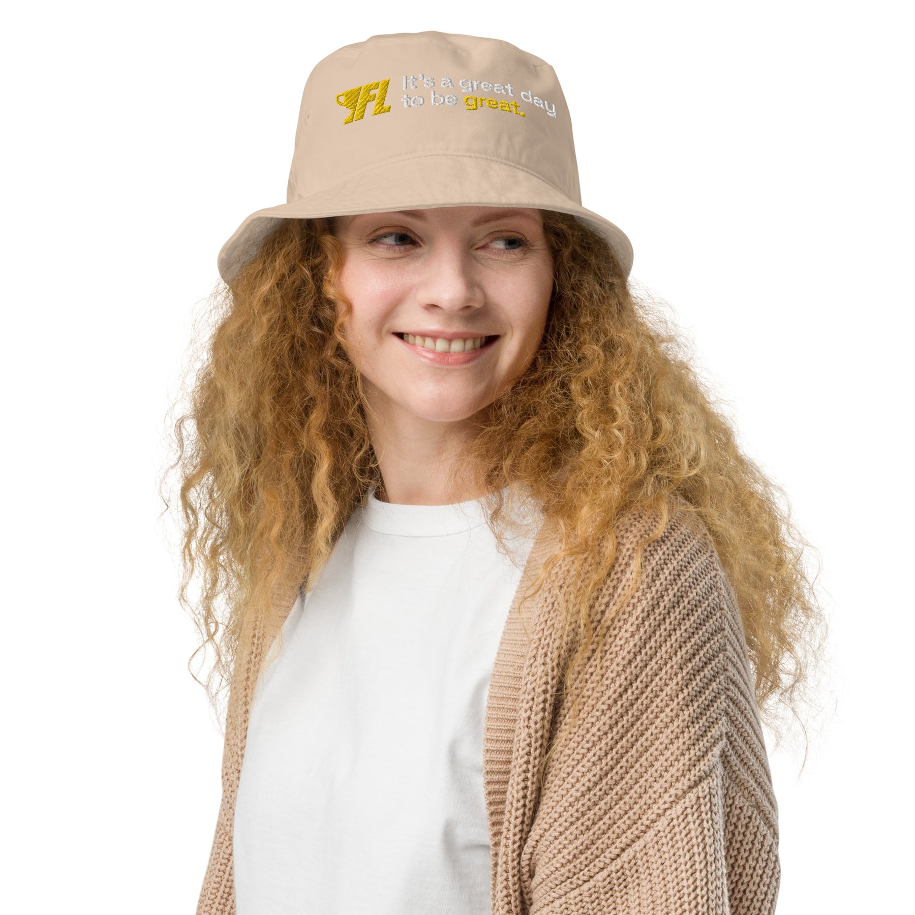 FL2024 "It's A Great Day To Be Great" Embroidered Bucket Hat